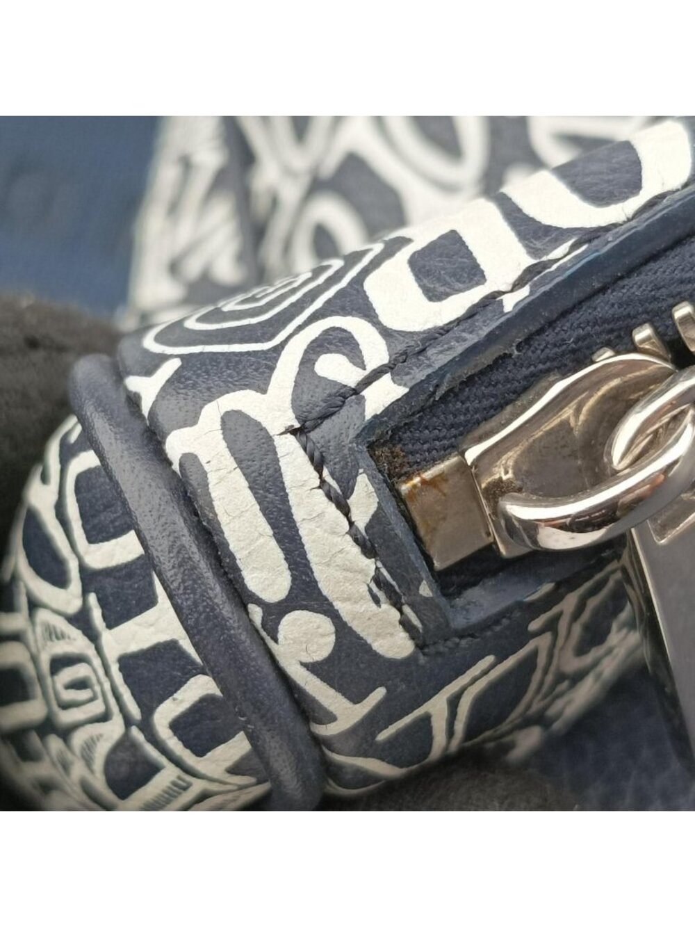 Dior Saddle Navy Leather Shoulder Bag - Picture 14 of 16